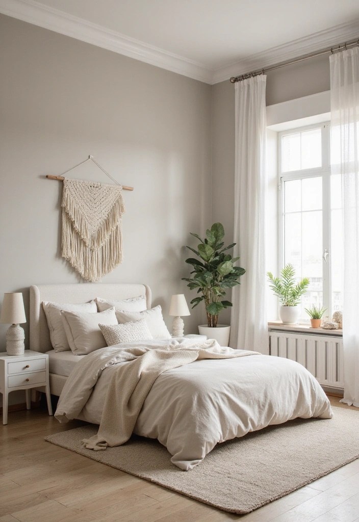 10 Minimalist Bedroom Ideas for Ultimate Cozy Vibes (Less Is More!) - 1. Soft Neutral Palette