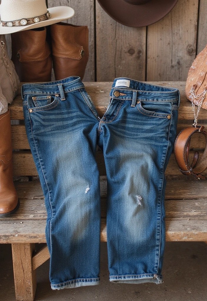 21 Cowgirl Outfits That'll Have You Yelling 'Yeehaw!' (You Won't Believe #7!) - 20. The Perfect Pair of Jeans