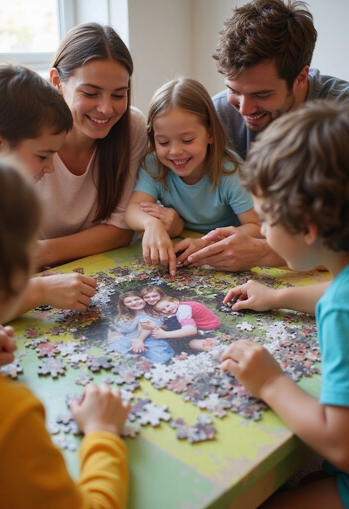 25 Unique Mother's Day Gifts That'll Make Her Heart Melt (You Won't Believe #14!) - 20. Personalized Family Puzzle